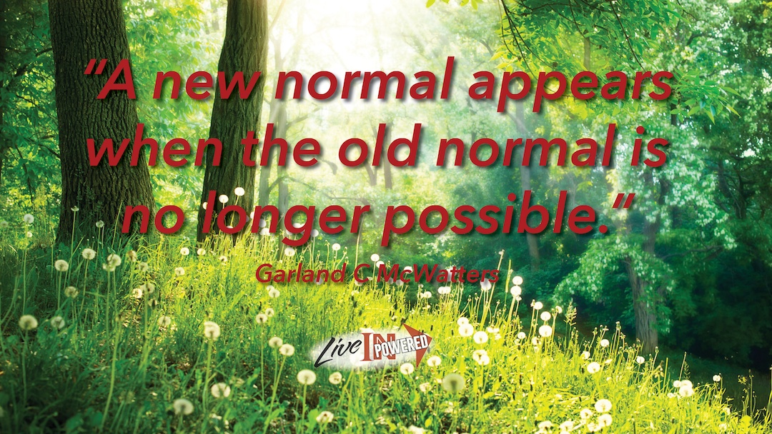 A new normal appears
