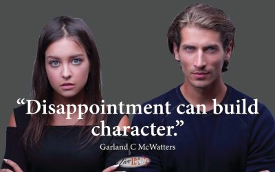 Disappointment can build character